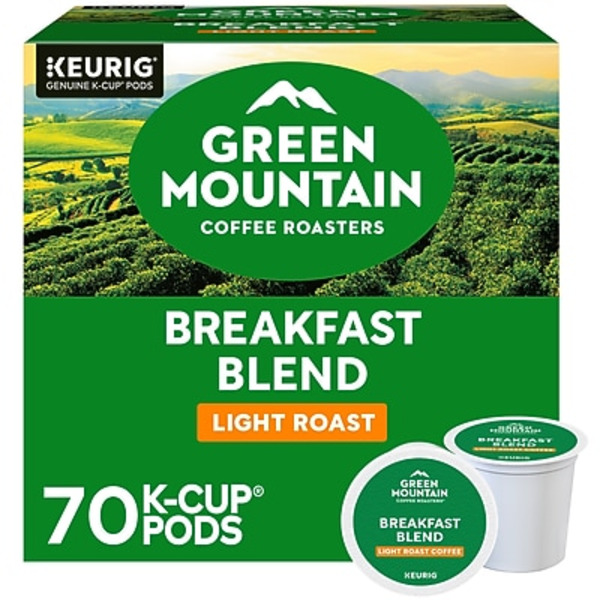Green Mountain Coffee Roasters Breakfast Blend K-Cup Pods