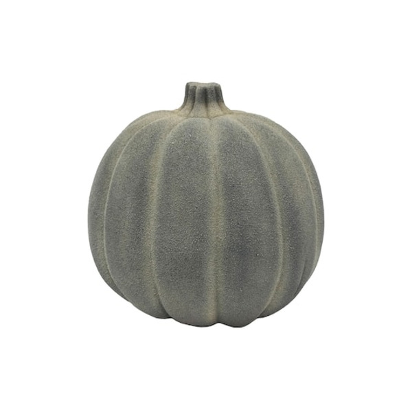 Ashland Faux Cement Pumpkin Tabletop Decor