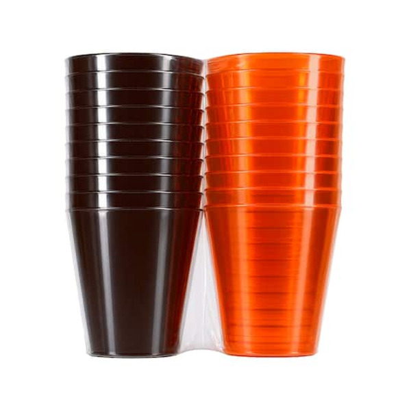 Celebrate It Halloween Shot Glasses - Orange & Black