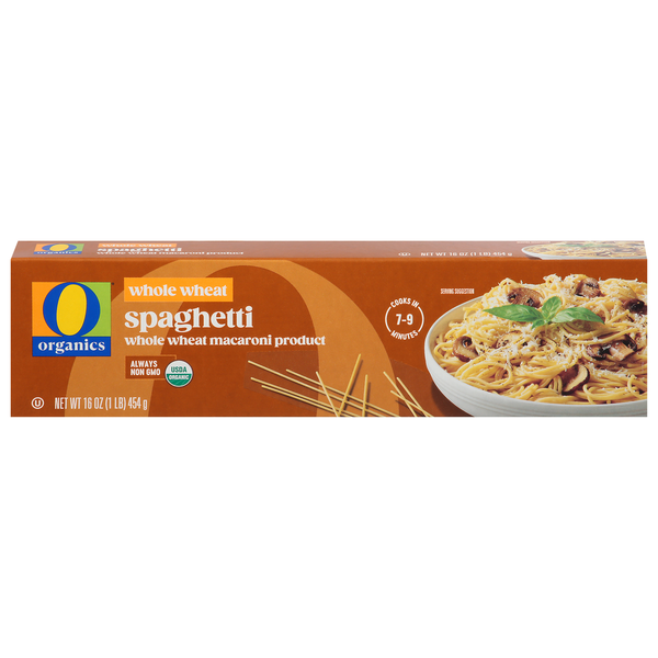 O Organics Spaghetti, 100% Whole Wheat