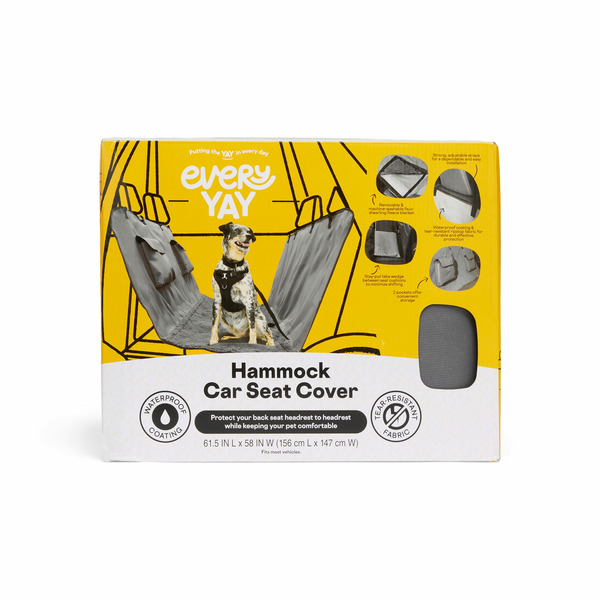Every Yay Hammock Style Car Seat Cover, 61.5 x 58 Inch