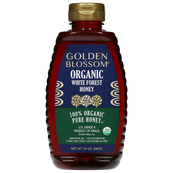 Golden Blossom Honey Honey, Organic, Pure, White Forest Same-Day