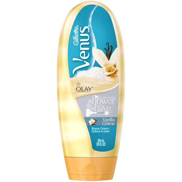 Venus with Olay Moisturizing Shower & Shave Cream Vanilla Creme 10 oz