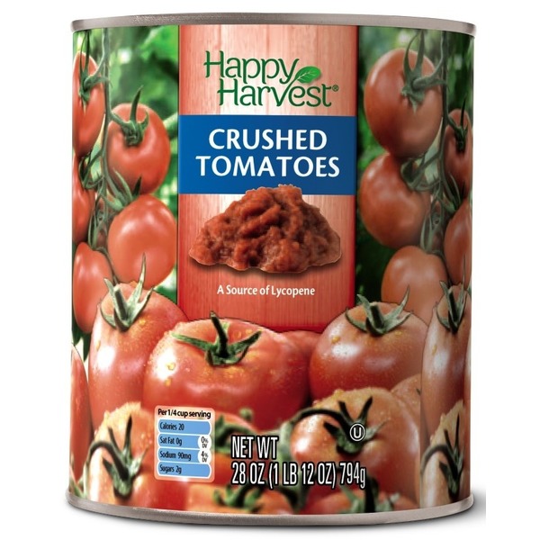 Happy Harvest Crushed Tomatoes (28 oz) from ALDI Instacart