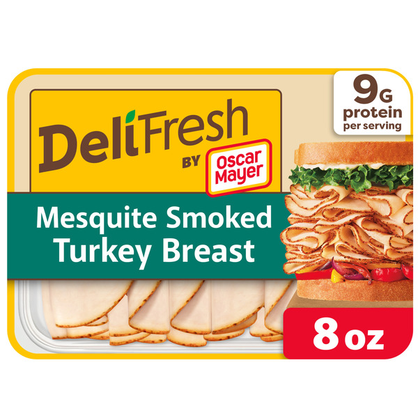 Oscar Mayer Deli Fresh Mesquite Smoked Turkey Breast Sliced Sandwich Lunch Meat