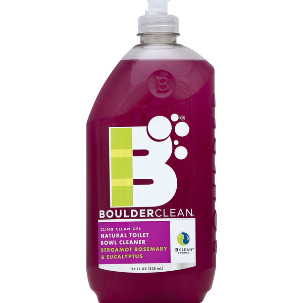 Cling Clean Boulder Clean Toilet Bowl Cleaner, Natural, Bergamot Rosemary ...