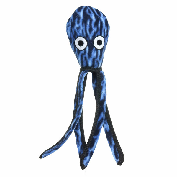 Tuffy Ocean Creature Squid Tough Plush Dog Toy