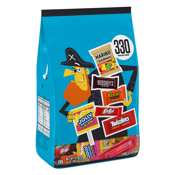 Hershey's Miniatures Assorted Flavored, Halloween Candy Bulk Bag