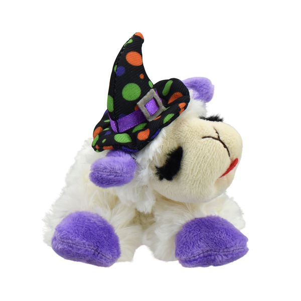 Multipet International Lamb Chop Plush Squeaker Dog Toy With Hat