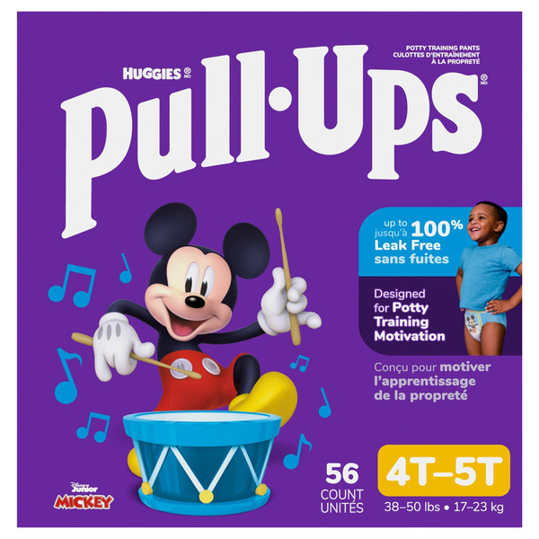Pull-Ups Boys' Potty Training Pants, 4T-5T (38-50 lbs) Same
