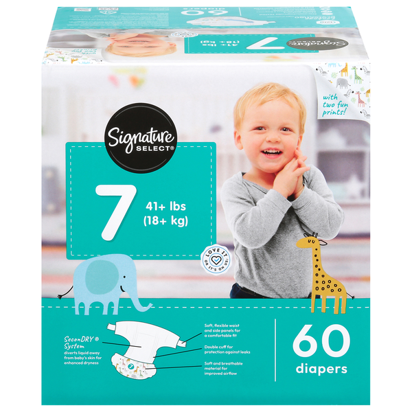Signature SELECT Size 7 Diapers