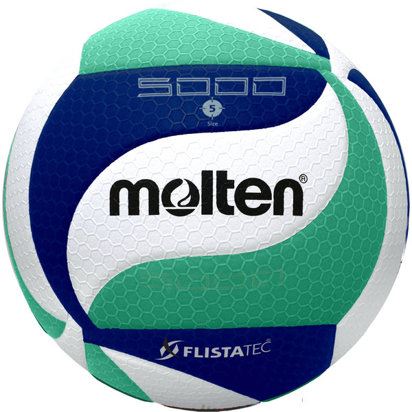 Molten NCAA Flistatec Competition Indoor Volleyball - Blue/Green/White
