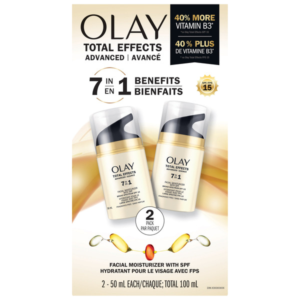 Olay Total Effects Skincare Product 2 x 50 ml