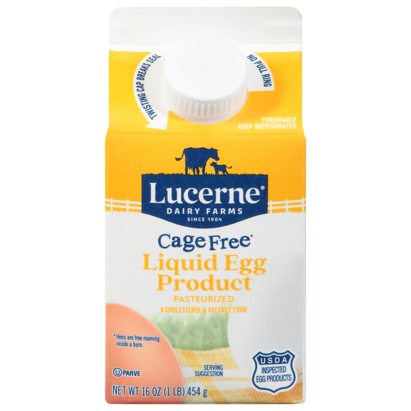 Lucerne Liquid Egg Product, Cage Free