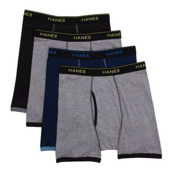 Hanes Ringer Walmart Hanes Large Men's Ringer Boxer Brief Same-Day Delivery | Instacart