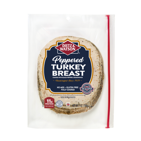 Dietz & Watson Turkey Breast, Gluten Free, Peppered Same-Day