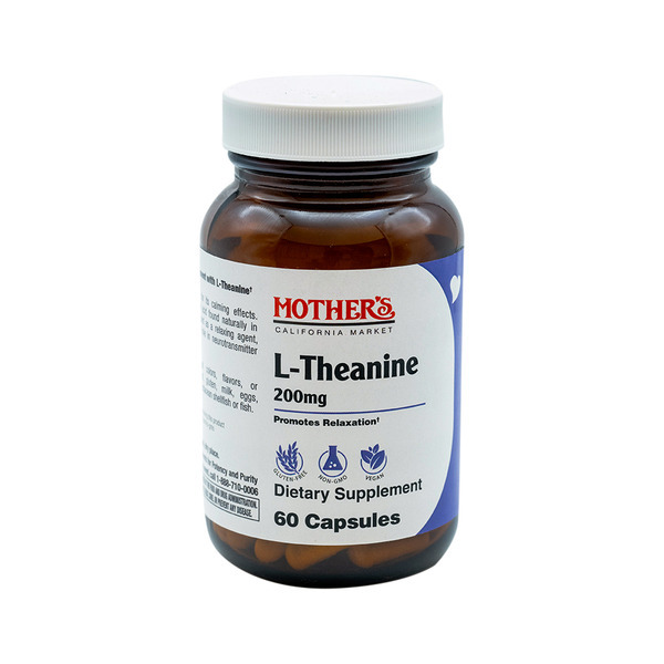 Mother's L-theanine Dietary Supploement 200 Mg Same-Day Delivery or Pickup  | Mother's Market
