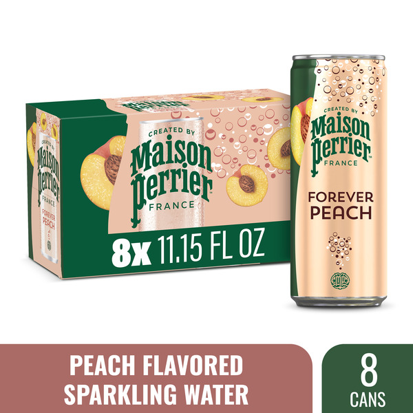 Maison Perrier Forever Peach Flavored Sparkling Water Same-Day