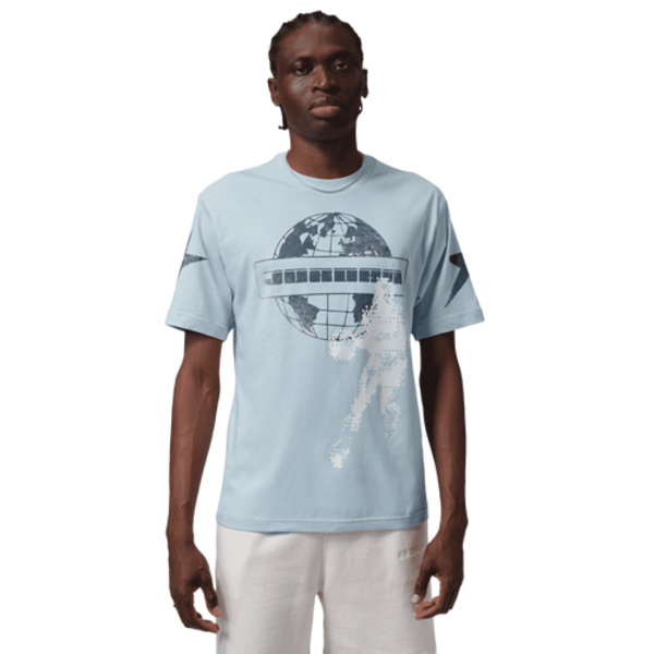 Jordan Men's Star Graphic Short Sleeve Crew, M - Aura/Aura