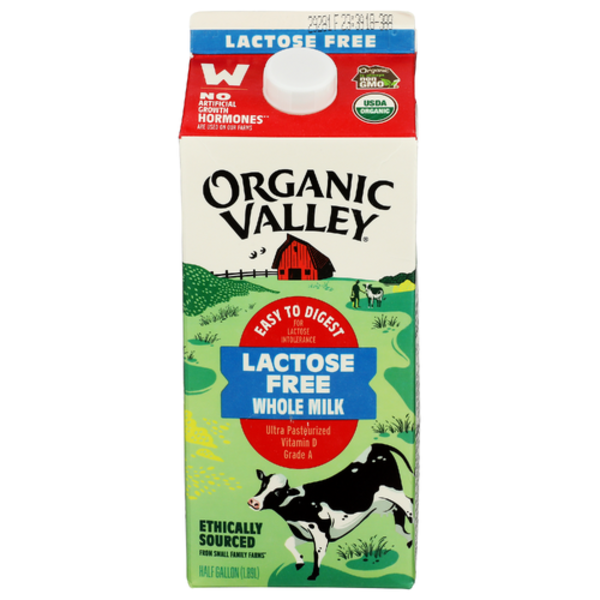 Organic Valley Organic Lactose Free Whole Milk Same-Day Delivery
