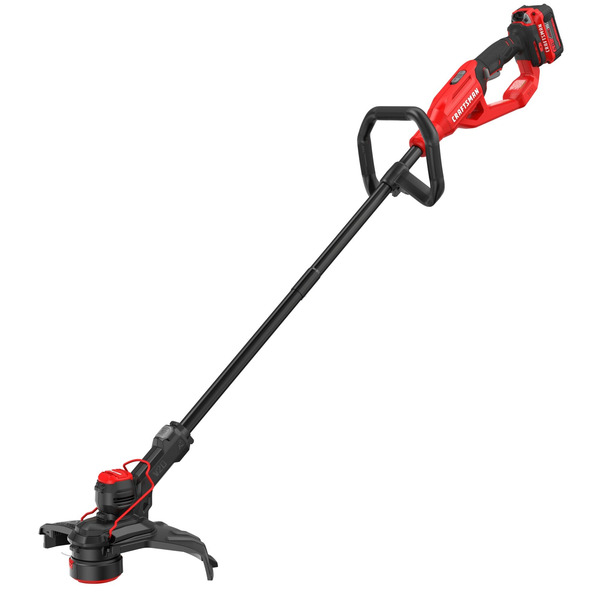 CRAFTSMAN V20 20-volt max 13-in Straight Shaft Battery String Trimmer Edger Conversion Capable 4 Ah (Battery Included) (Charger Included)