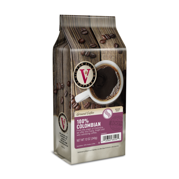 Victor Allen's Coffee 100% Colombian, Medium Roast, Ground Coffee