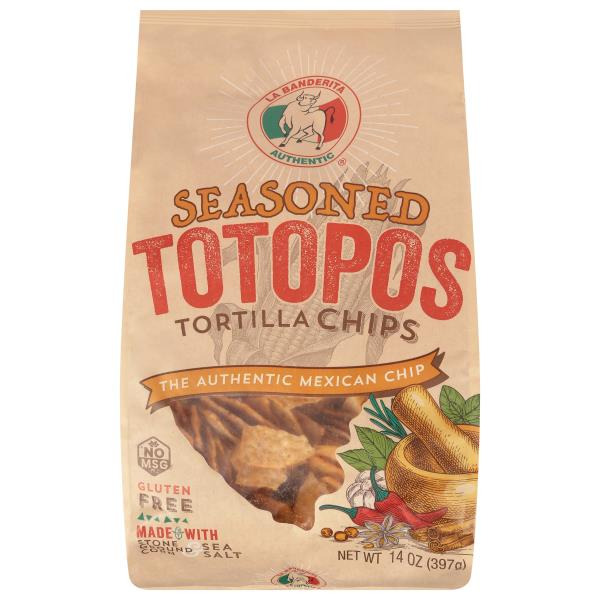 La Banderita Authentic Seasoned Totopos Tortilla Chips Same-Day