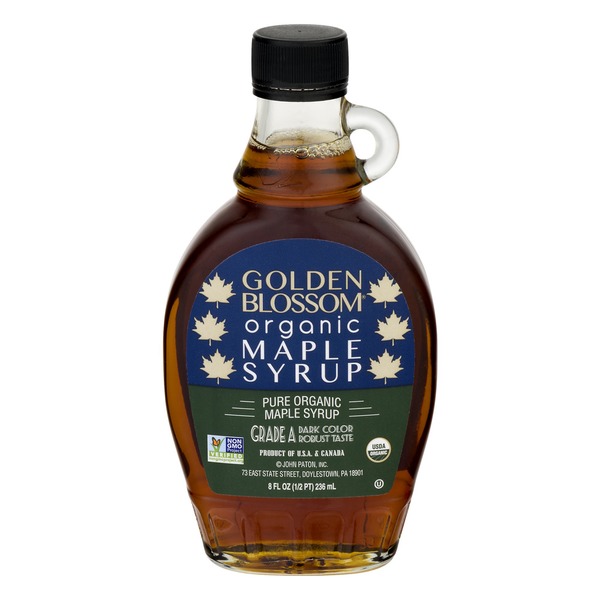 Golden Blossom Honey Organic Maple Syrup (8 fl oz) - Instacart