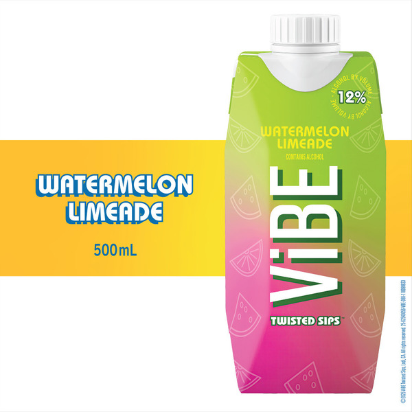 ViBE Twisted Sips Watermelon Limeade Tetra Same-Day Delivery or