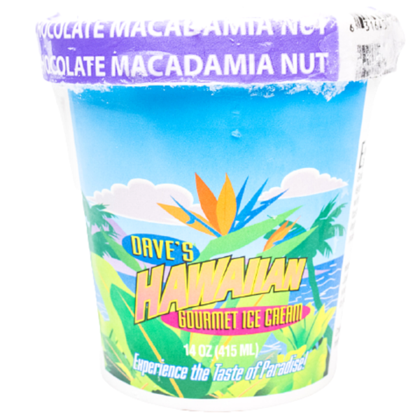Dave's Hawaiian Gourmet Ice Cream Ice Cream, Gourmet, Chocolate