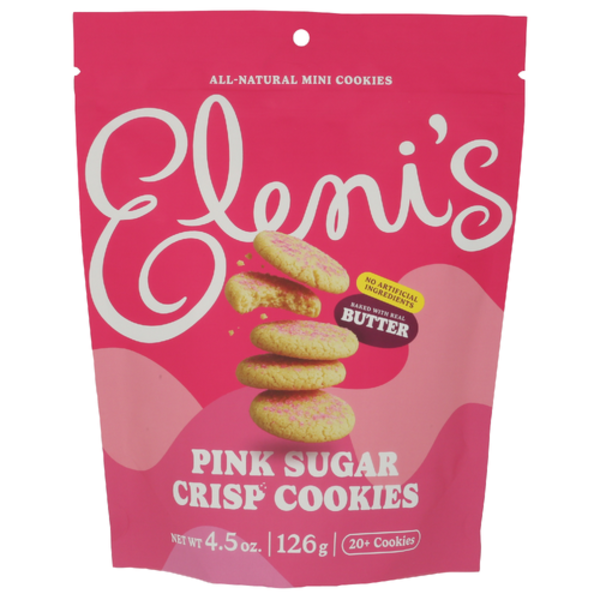 Eleni's Cookies Pink Sugar Crisp Mini Cookies