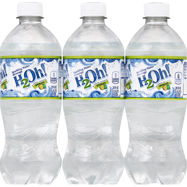 H2Oh Sparkling Water Beverage, Lemon-Lime Same-Day Delivery or