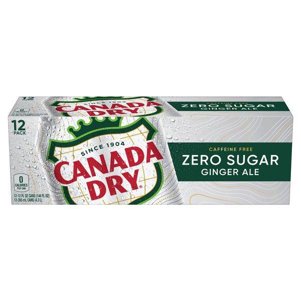 Canada Dry Zero Sugar Ginger Ale