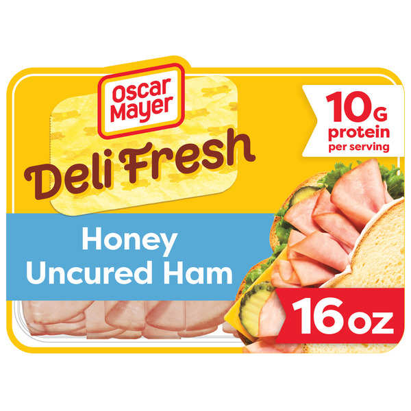 Oscar Mayer Deli Fresh Honey Uncured Ham Sliced Sandwich Lunch Meat Family Size