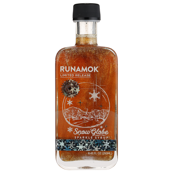 Runamok Maple Snow Globe Sparkle Maple Syrup 250 mL