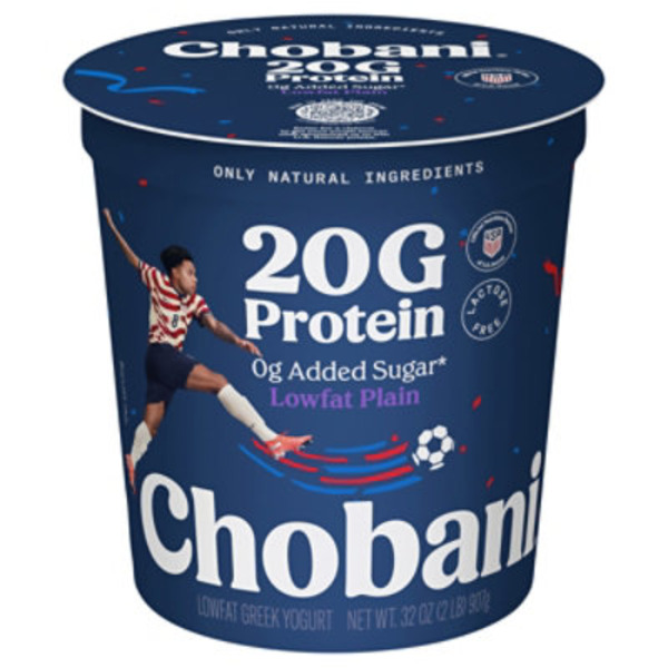 Chobani Lowfat Plain Greek Yogurt