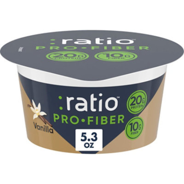 Ratio Pro-Fiber Vanilla Yogurt Cultured Dairy Snack Cup