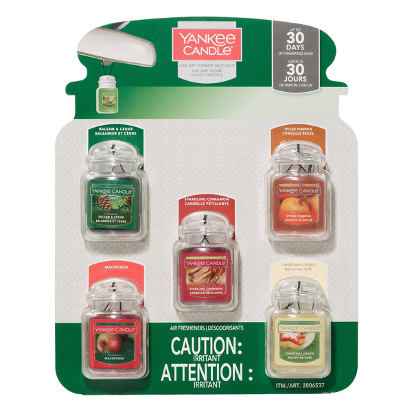 Yankee Candle Car Jar Ultimate Air Freshener - 5 Pack