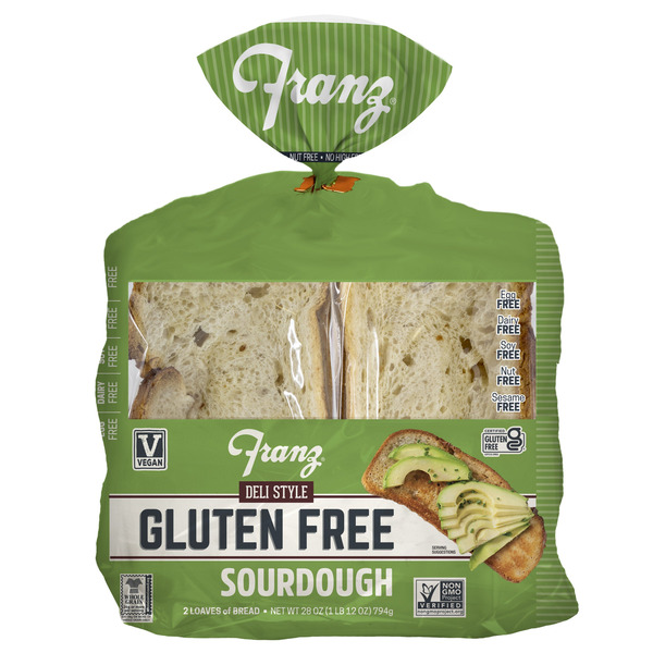 Franz Gluten Free Deli Style Sourdough, 14 oz, 2-count
