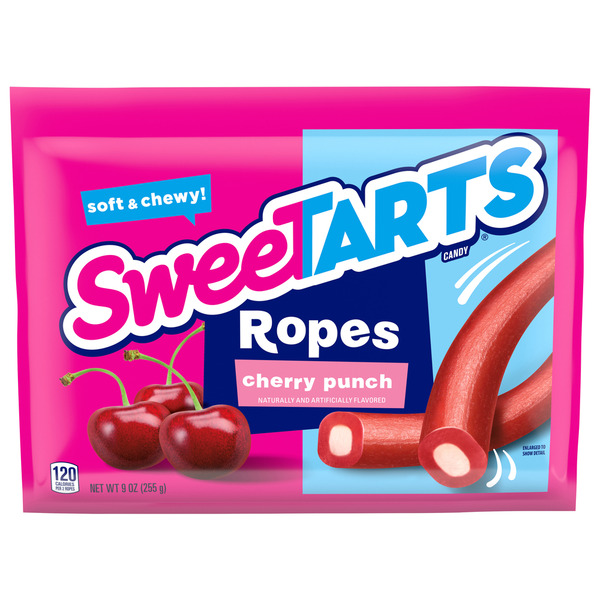 SweeTARTS Ropes Candy Cherry Punch Soft And Chewy Same-Day