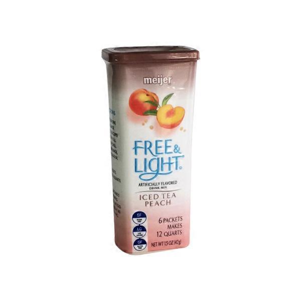 Meijer Artificially Flavored Drink Mix, Iced Tea Peach (15 oz) Instacart