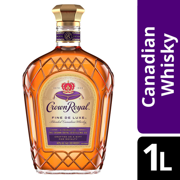 Crown Royal Fine De Luxe Blended Canadian Whisky Same-Day Delivery