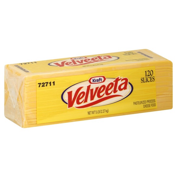 Kraft Velveeta Cheese Food, Pasteurized Process (120 each) Instacart