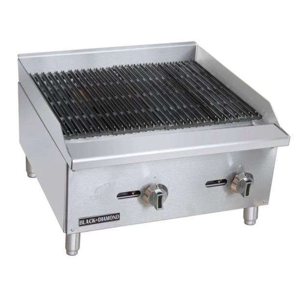 Qualite - Charbroiler, Natural Gas, 24"