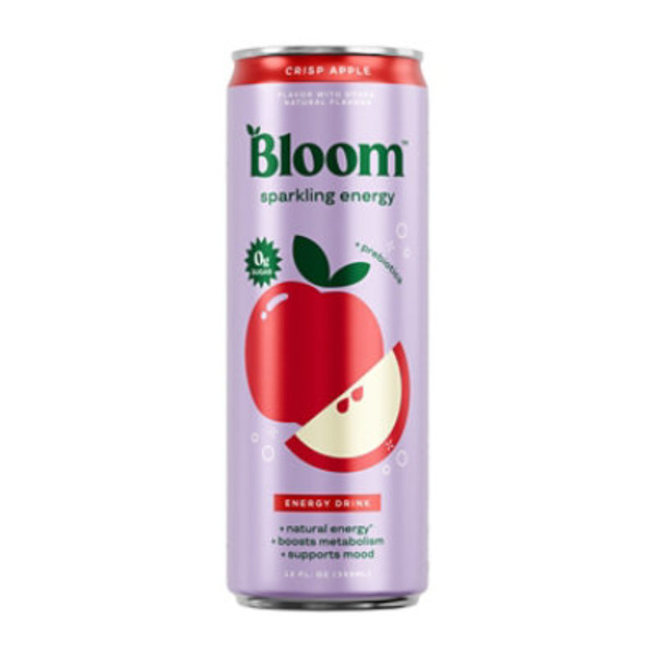 Bloom Sparkling Energy, Crisp Apple