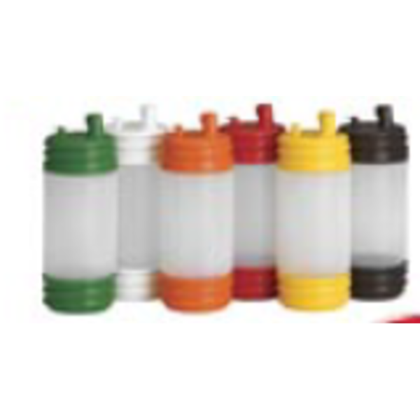 TableCraft - #N32LPA PourMaster 1 Quart Lo-Pro Container Assorted 3.625" x 3.625" x 9.5", 12 CT