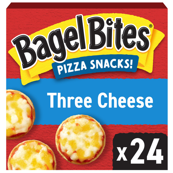 Bagel Bites Three Cheese Mini Pizza Bagel Frozen Food Snacks