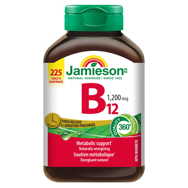 Jamieson Vitamin B12 1200 mcg Timed Release Tablets