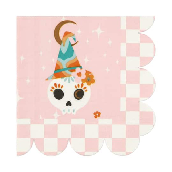 Celebrate It Halloween Witch Skull Lunch Napkins
