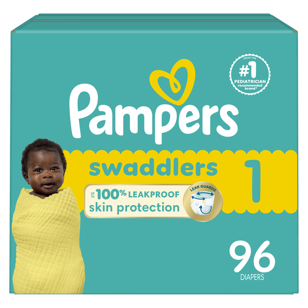 Pampers Swaddlers Diaper Size 1 Same-Day Delivery or Pickup | FoodMaxx